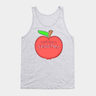 🍎 Teacher Apple Tank Top